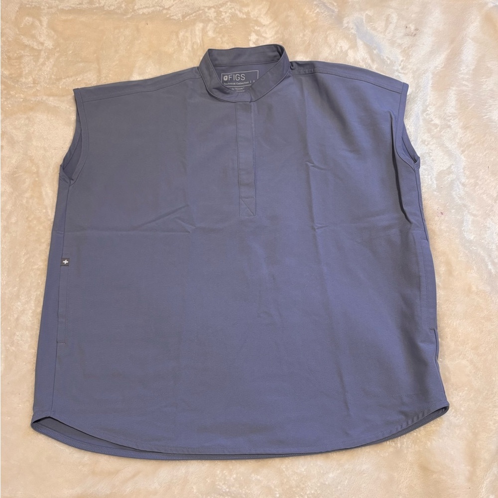 Figs Rafaela scrub top Vapor Blue